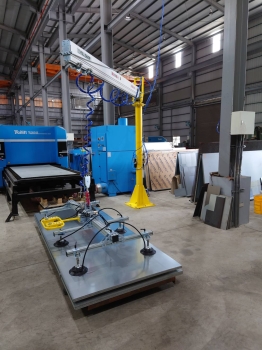 Thiết bị nâng hạ hút chân không tấm thép: Giải pháp tối ưu cho nhà máy cắt laser